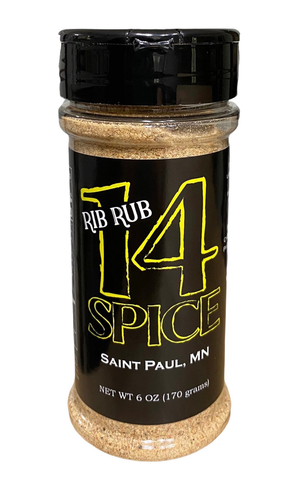 14 Spice - RIB RUB - 6 Ounce Shaker